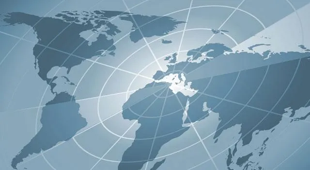 World map.